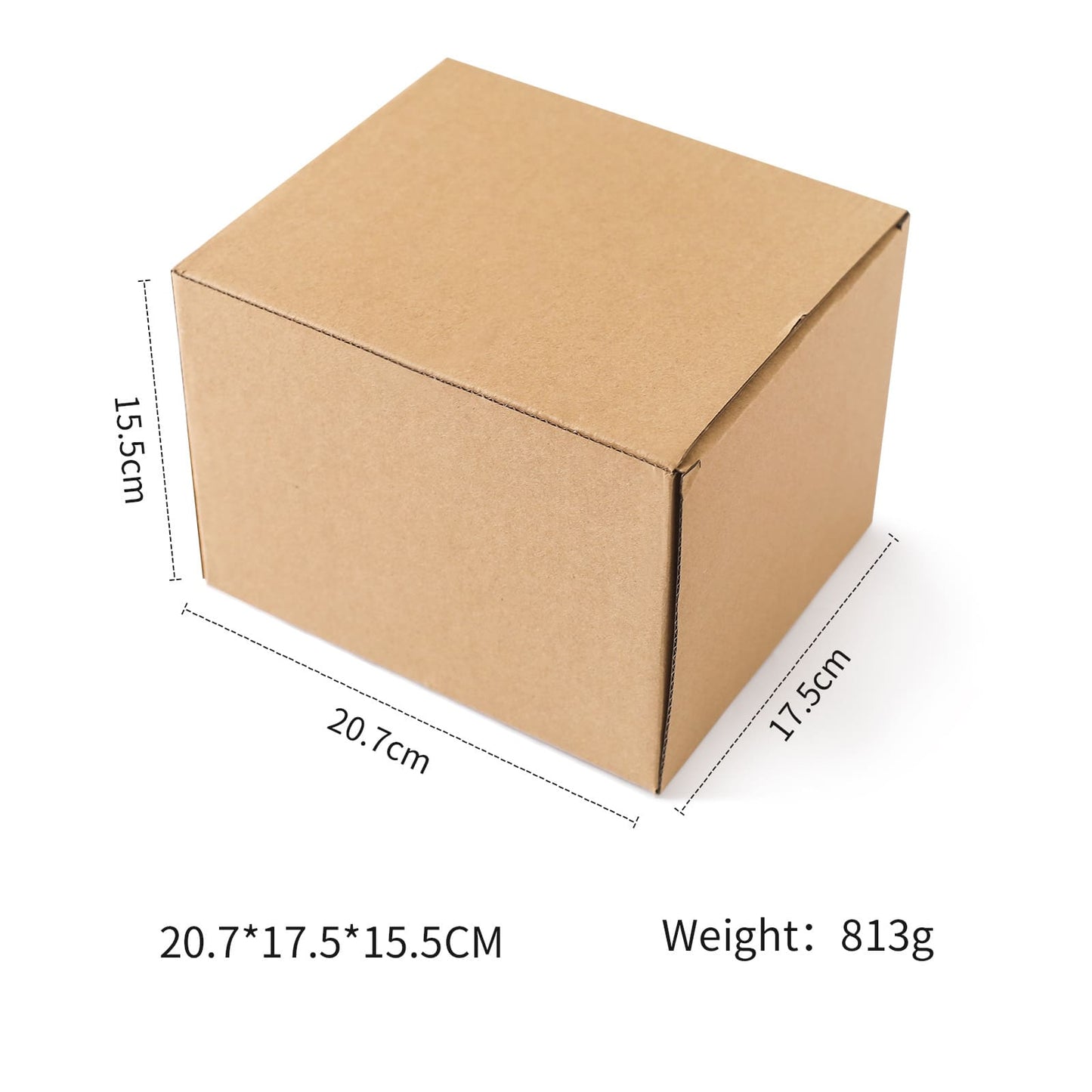 package size and actual weight