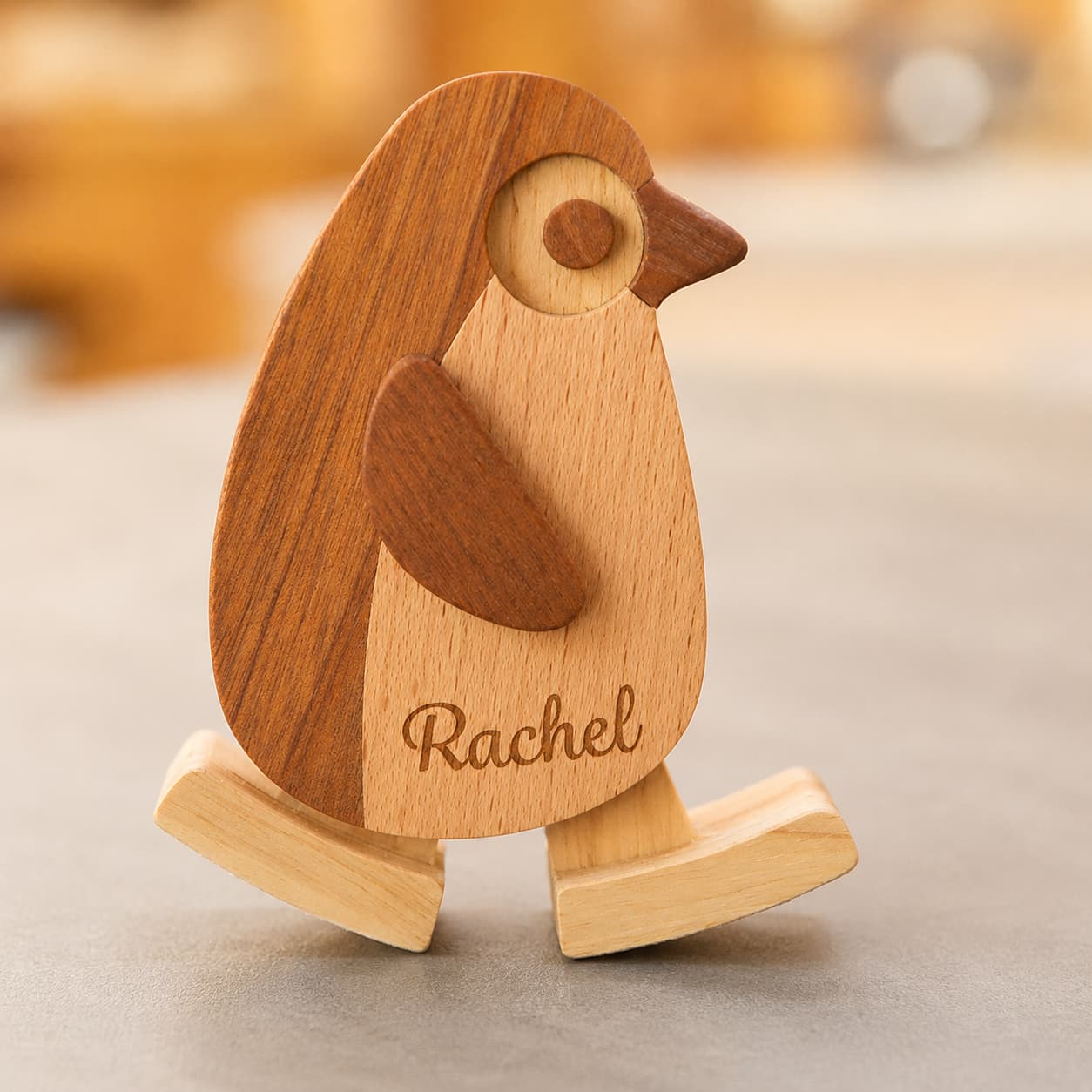 Wooden Penguin Ramp Walker