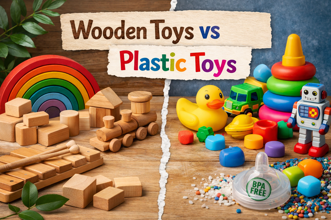 Wooden Toys vs Plastic Toys: Safety, Learning & Value – Wooden Toy Story