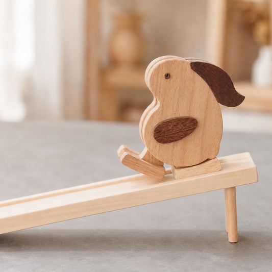 Lovevery Ladybug Alternative: A Wooden Ramp Walker Toy Without the Subscription