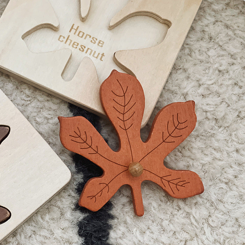Wooden Four-Leaf Puzzle