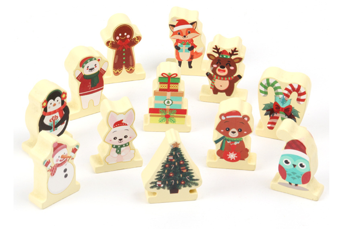 Wooden Christmas Train