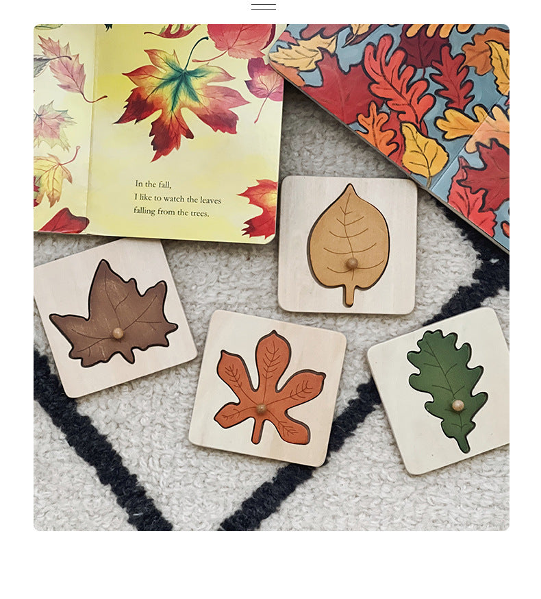 Wooden Four-Leaf Puzzle