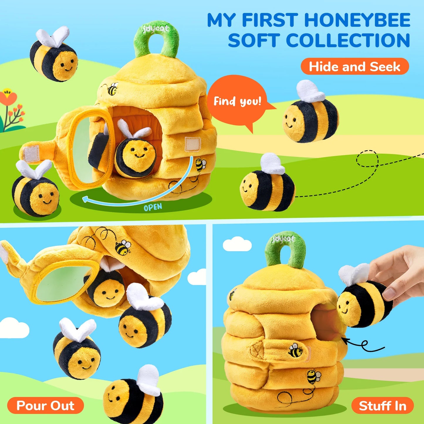 Soft Baby Beehive Sensory Toy
