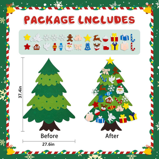 Montessori Felt Christmas Tree