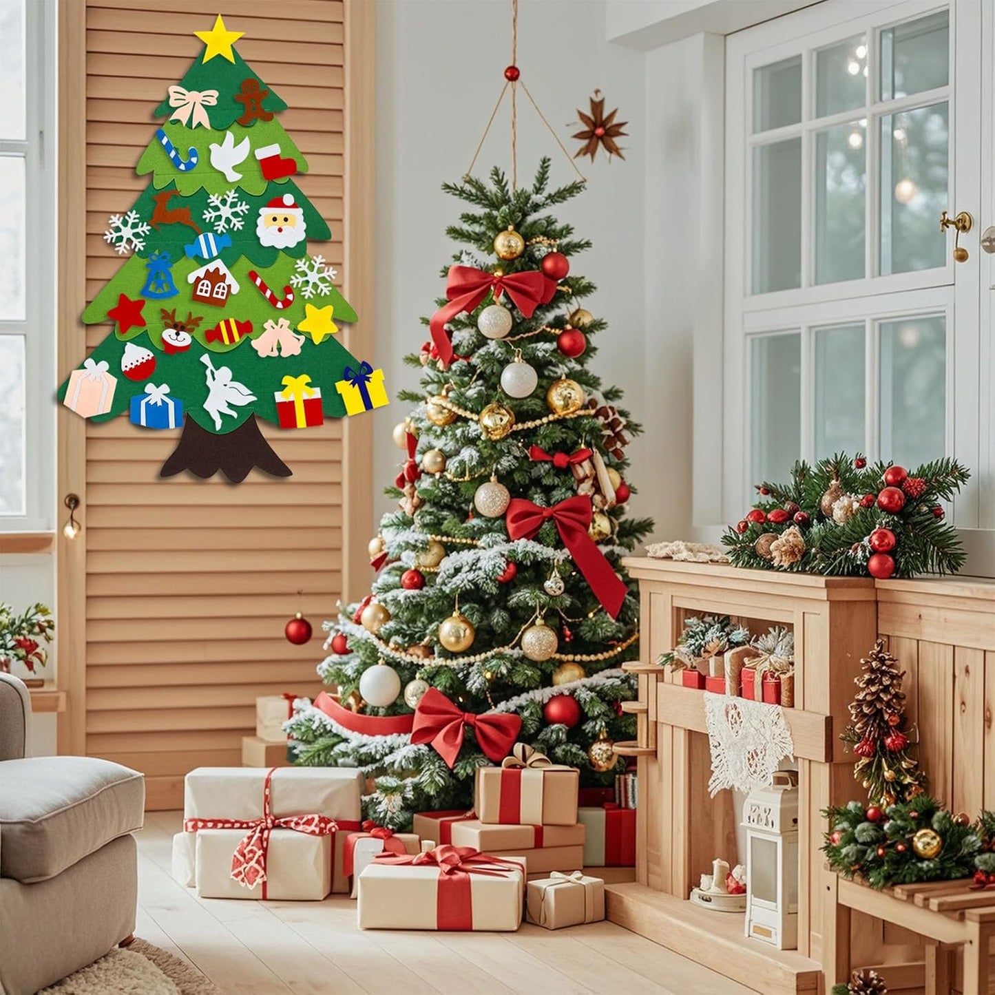 Montessori Felt Christmas Tree