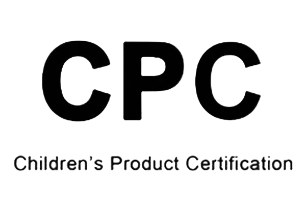 Children's Product Certification logo with 'CPC' letters on a white background
