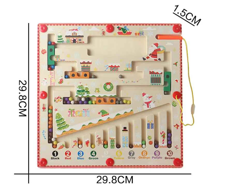 Christmas Magnetic Maze