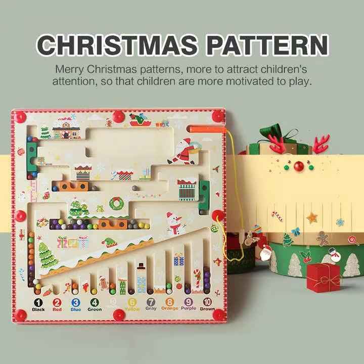 Christmas Magnetic Maze