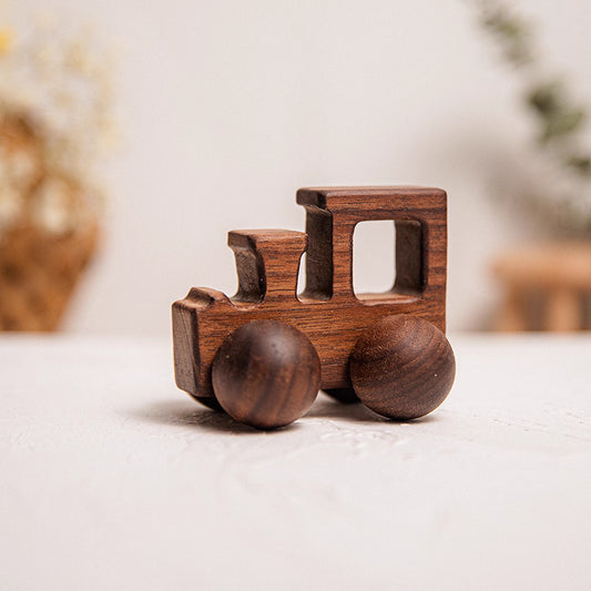 Simple Wheel Toy - Train Simple Wooden Toy