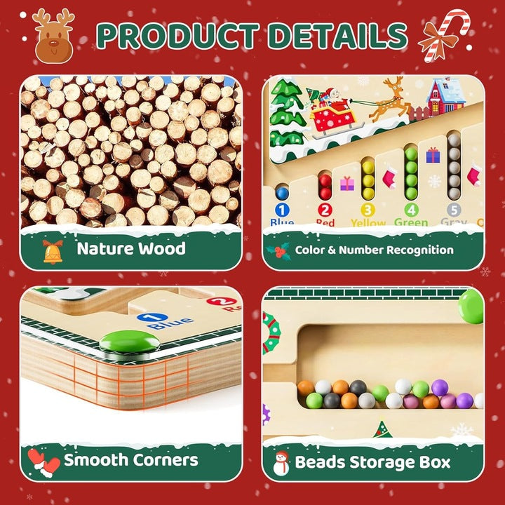 Christmas Magnetic Maze