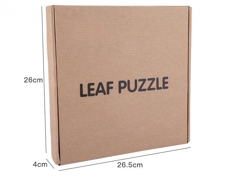 Wooden Four-Leaf Puzzle
