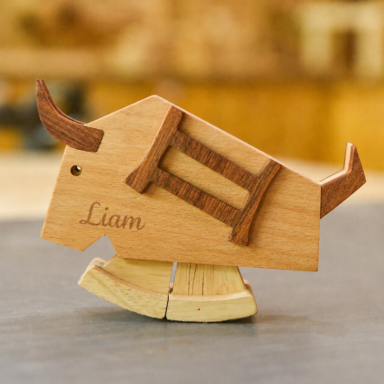 Wooden Bull Ramp Walker