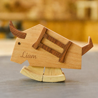 Wooden Bull Ramp Walker