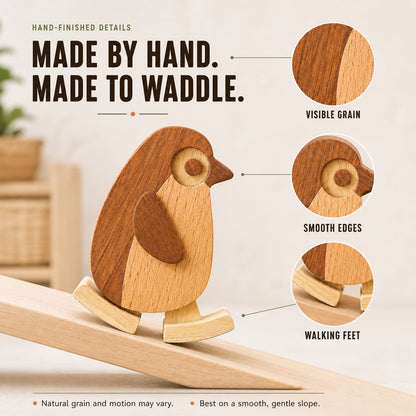 Wooden Penguin Ramp Walker